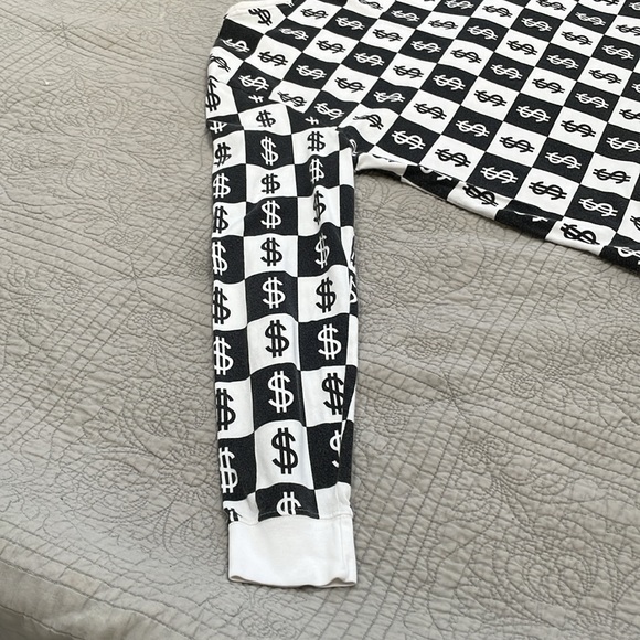 Unisex Y2K The Nike Tee Long Sleeve $ Pattern Size Tag XL - Picture 9 of 9